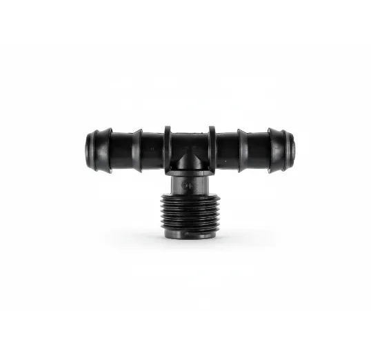 Conexión en T de ø16 con rosca macho de 1/2